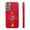 Leo Cell Phone Cases - Tough - Red