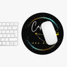 Capricorn Mouse Pad - Round & Black