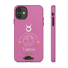 Taurus Cell Phone Cases - Tough - Pink
