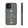 Aries Cell Phone Cases - Tough - Gray