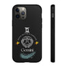 Gemini Cell Phone Cases - Tough - Black
