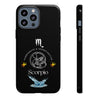 Scorpio Cell Phone Cases - Tough - Black