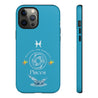 Pisces Cell Phone Cases - Tough - Aqua