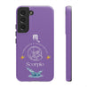 Scorpio Cell Phone Cases - Tough - Lavender