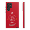 Libra Cell Phone Cases - Tough - Red