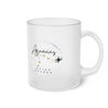 Aquarius Frosted Glass Mug