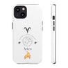 Aries Cell Phone Cases - Tough - White