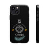 Gemini Cell Phone Cases - Tough - Black