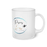 Pisces Frosted Glass Mug