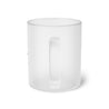 Pisces Frosted Glass Mug