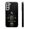 Capricorn Cell Phone Cases - Tough - Black