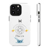 Pisces Cell Phone Cases - Tough - White