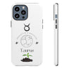 Taurus Cell Phone Cases - Tough - White