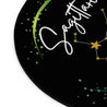 Sagittarius Mouse Pad - Round & Black