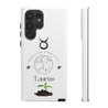 Taurus Cell Phone Cases - Tough - White