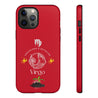 Virgo Cell Phone Cases - Tough - Red