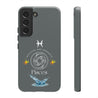 Pisces Cell Phone Cases - Tough - Gray
