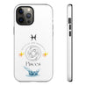 Pisces Cell Phone Cases - Tough - White