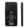 Pisces Cell Phone Cases - Tough - Black