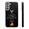 Aries Cell Phone Cases - Tough - Black