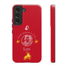 Leo Cell Phone Cases - Tough - Red