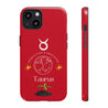 Taurus Cell Phone Cases - Tough - Red