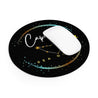 Capricorn Mouse Pad - Round & Black
