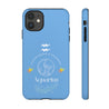 Aquarius Cell Phone Cases - Tough - Blue