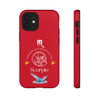 Scorpio Cell Phone Cases - Tough - Red