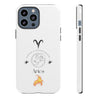 Aries Cell Phone Cases - Tough - White