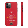 Capricorn Cell Phone Cases - Tough - Red