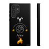 Aries Cell Phone Cases - Tough - Black