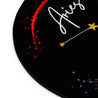 Aries Mouse Pad - Round & Black