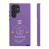 Aquarius Cell Phone Cases - Tough - Lavender