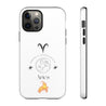Aries Cell Phone Cases - Tough - White