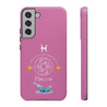 Pisces Cell Phone Cases - Tough - Pink