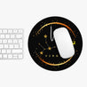 Virgo Mouse Pad - Round & Black