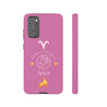 Aries Cell Phone Cases - Tough - Pink
