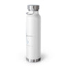 French Scorpio Copper Vacuum Insulated Bottle, 22oz - White