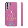 Scorpio Cell Phone Cases - Tough - Pink