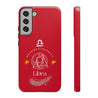 Libra Cell Phone Cases - Tough - Red