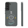 Gemini Cell Phone Cases - Tough - Gray