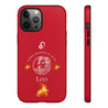 Leo Cell Phone Cases - Tough - Red