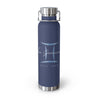 French Gemini Copper Vacuum Insulated Bottle, 22oz - Multiple Colors