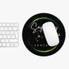 Sagittarius Mouse Pad - Round & Black