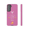 Aries Cell Phone Cases - Tough - Pink