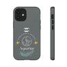 Aquarius Cell Phone Cases - Tough - Gray