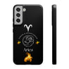Aries Cell Phone Cases - Tough - Black