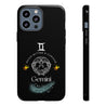 Gemini Cell Phone Cases - Tough - Black
