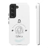 Libra Cell Phone Cases - Tough - White